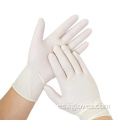 Guantes de examen de látex de caucho natural no estéril